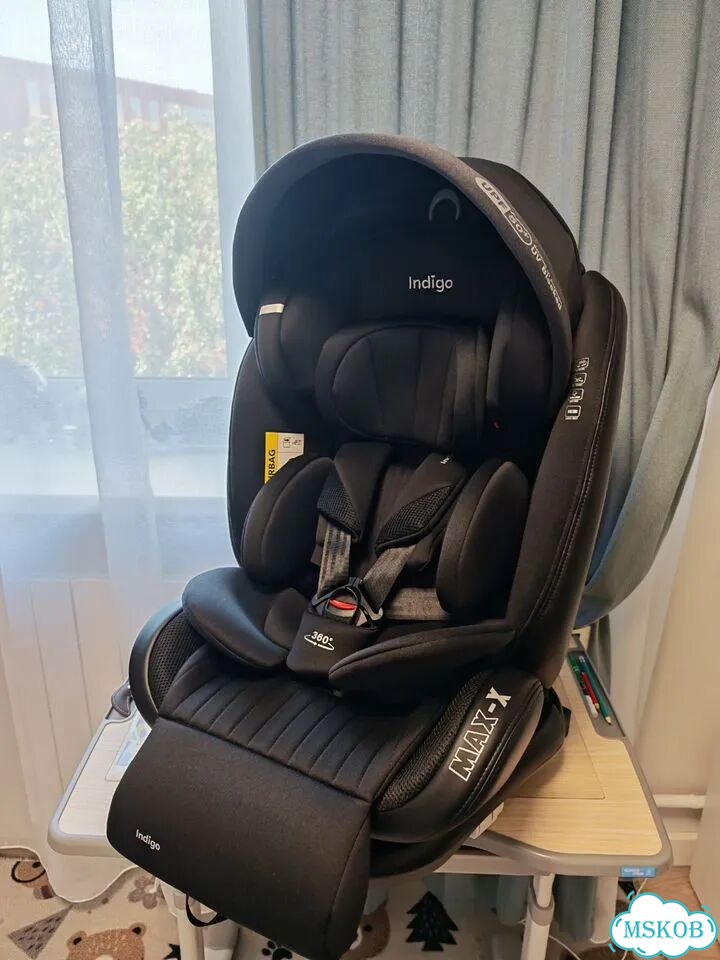 Автокресло indigo MAX-X isofix чёрный фото 1