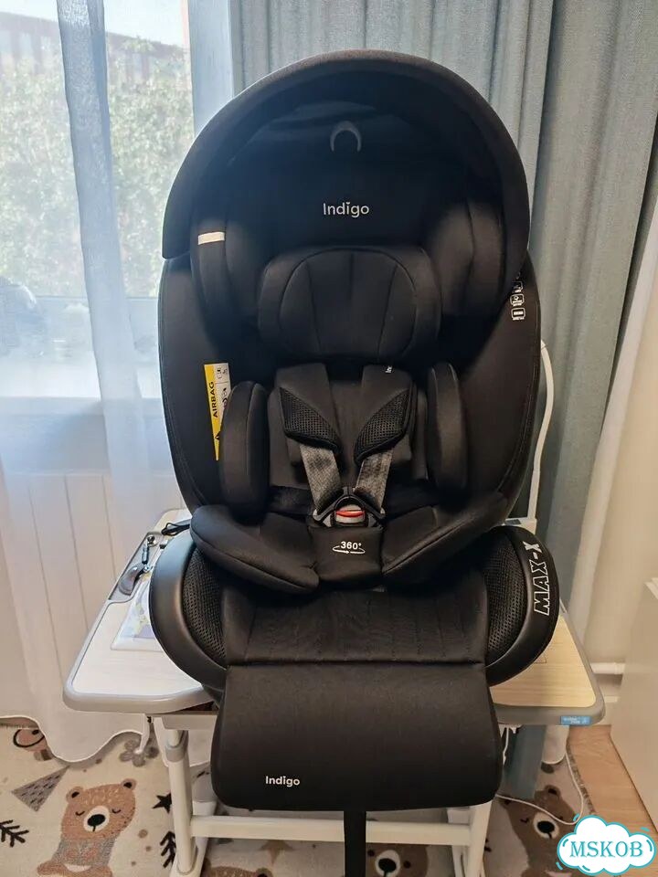 Автокресло indigo MAX-X isofix чёрный фото 2