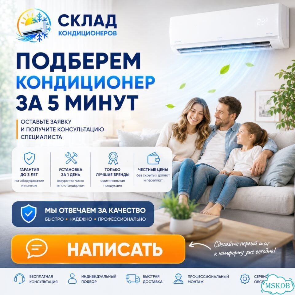 Современный кондиционер с управлением через приложение с установкой фото 2