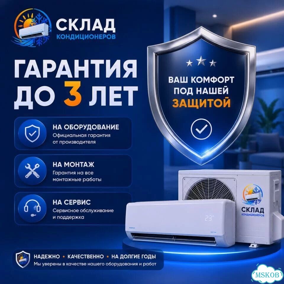 Современный кондиционер с управлением через приложение с установкой фото 5