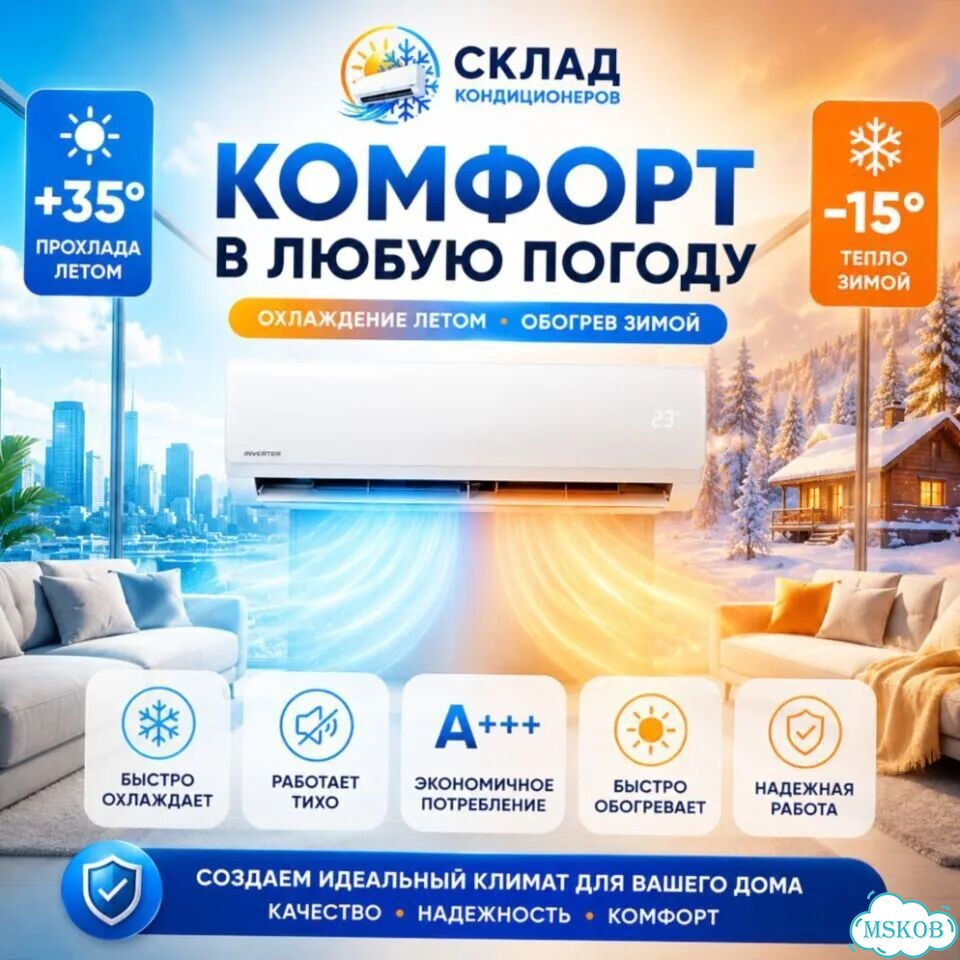 Современный кондиционер с управлением через приложение с установкой фото 6