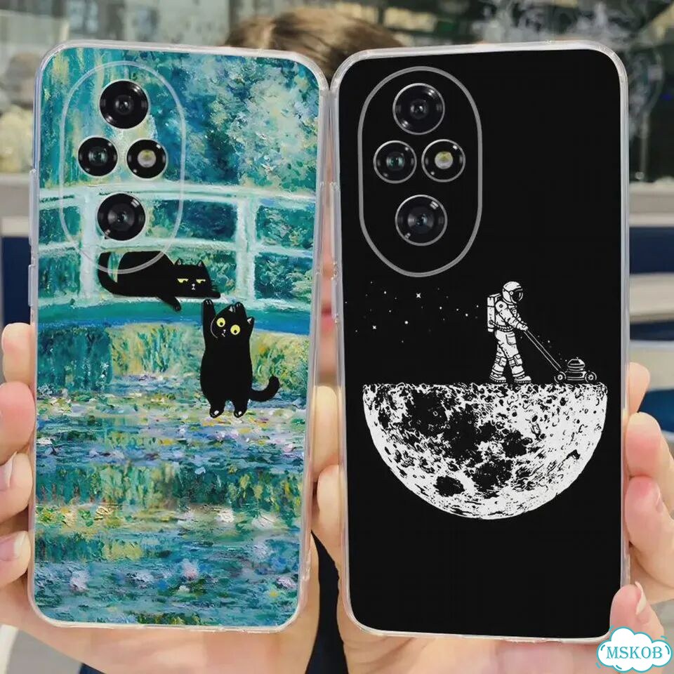 Чехол для Huawei Honor 200, милая девушка, астронавт, мягкий силиконовый чехол из тпу для Honor 200P фото 4