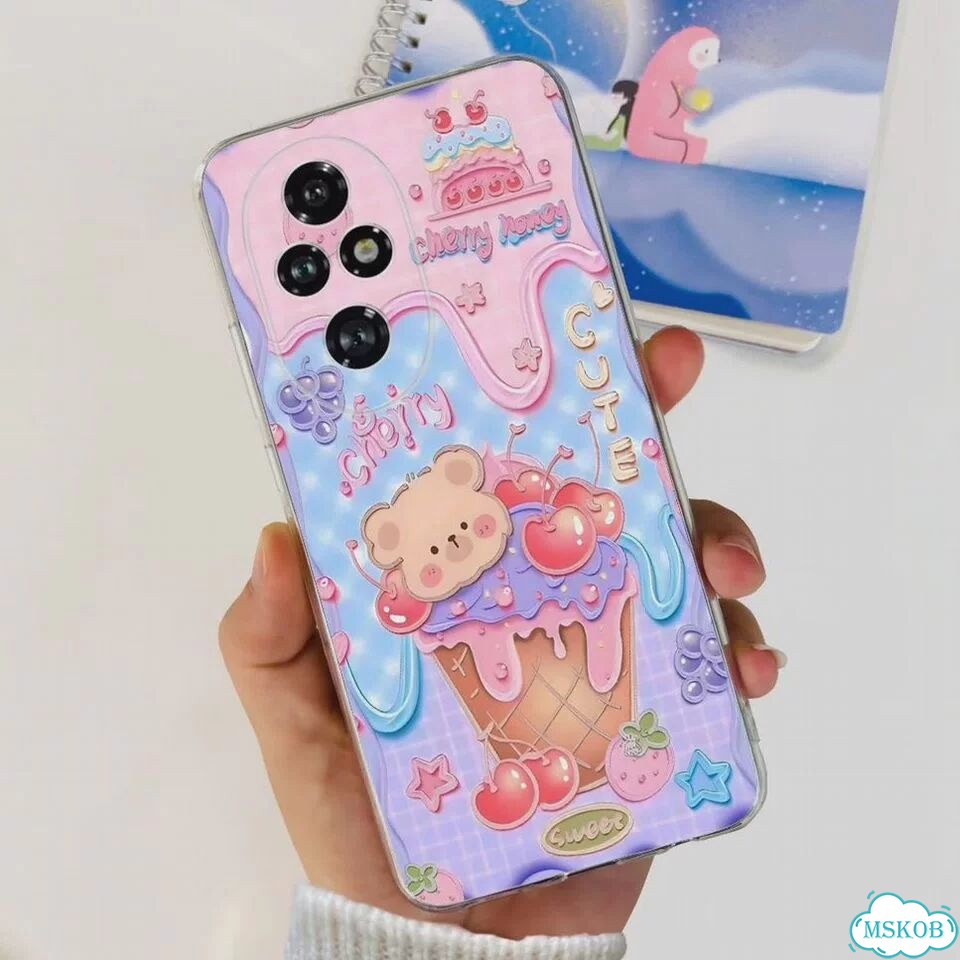 Чехол для Huawei Honor 200, милая девушка, астронавт, мягкий силиконовый чехол из тпу для Honor 200P фото 6