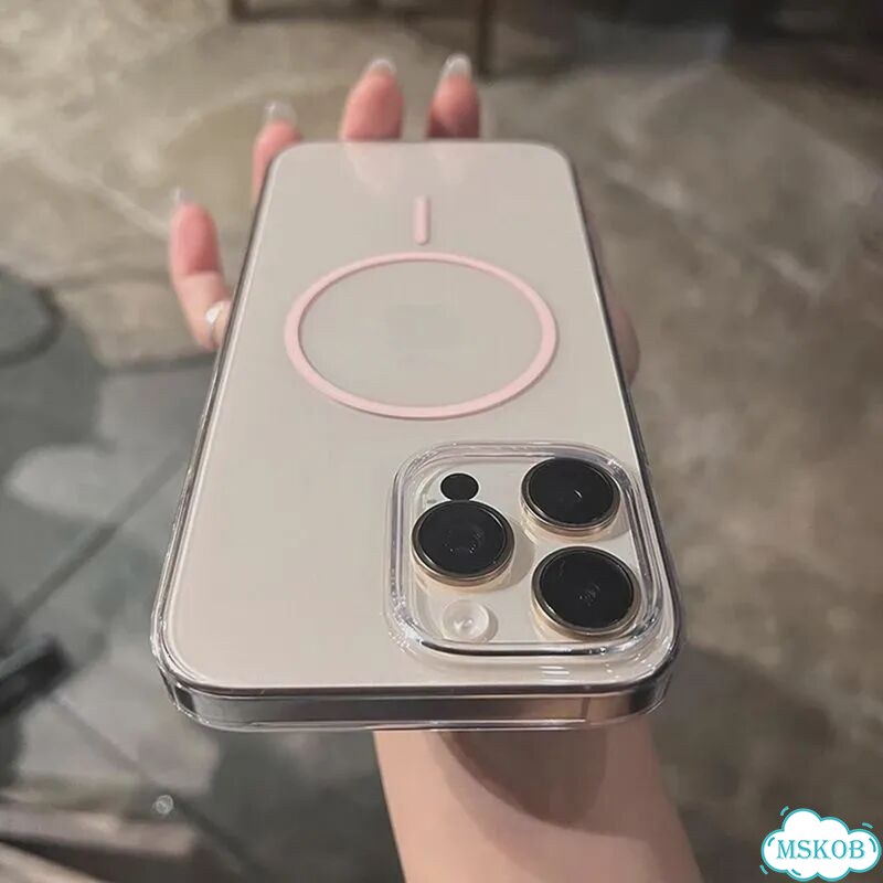 Белый чехол MagSafe для iPhone 16 Pro Max фото 3
