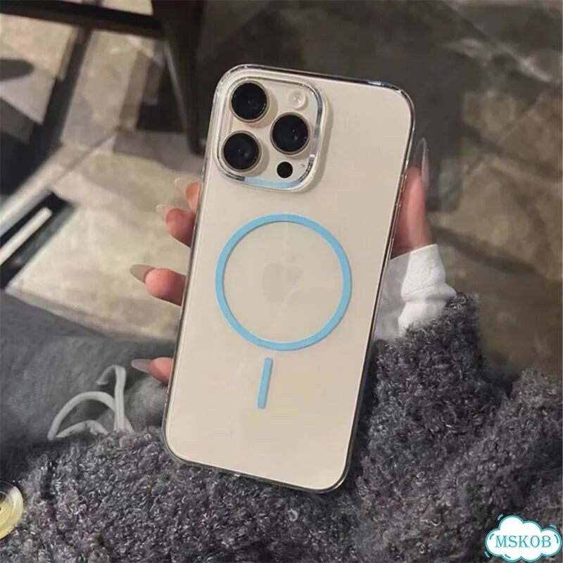 Белый чехол MagSafe для iPhone 16 Pro Max фото 4
