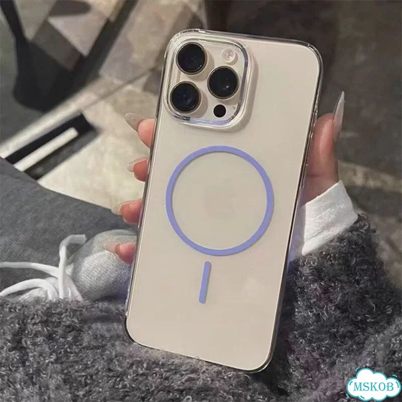 Белый чехол MagSafe для iPhone 16 Pro Max фото 5