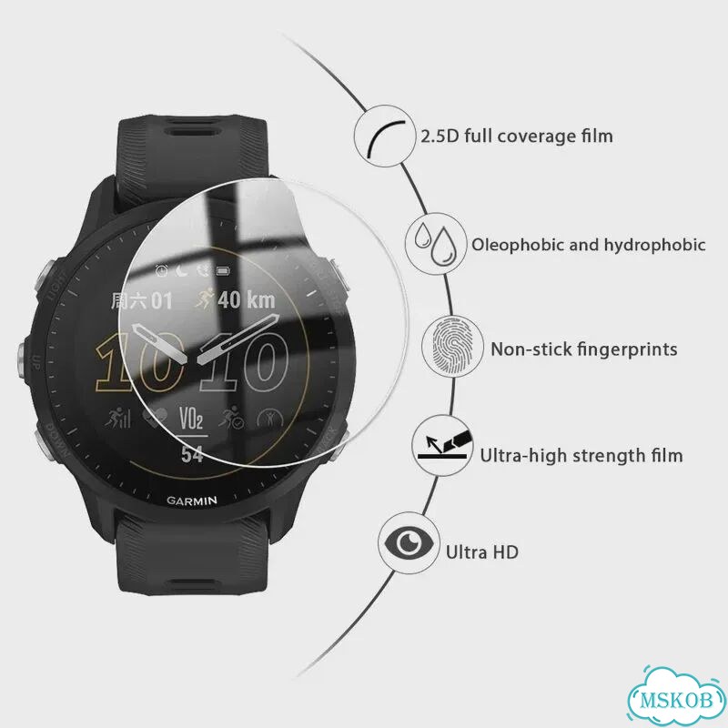 Защитное стекло для Garmin Forerunner 255, 5шт фото 5