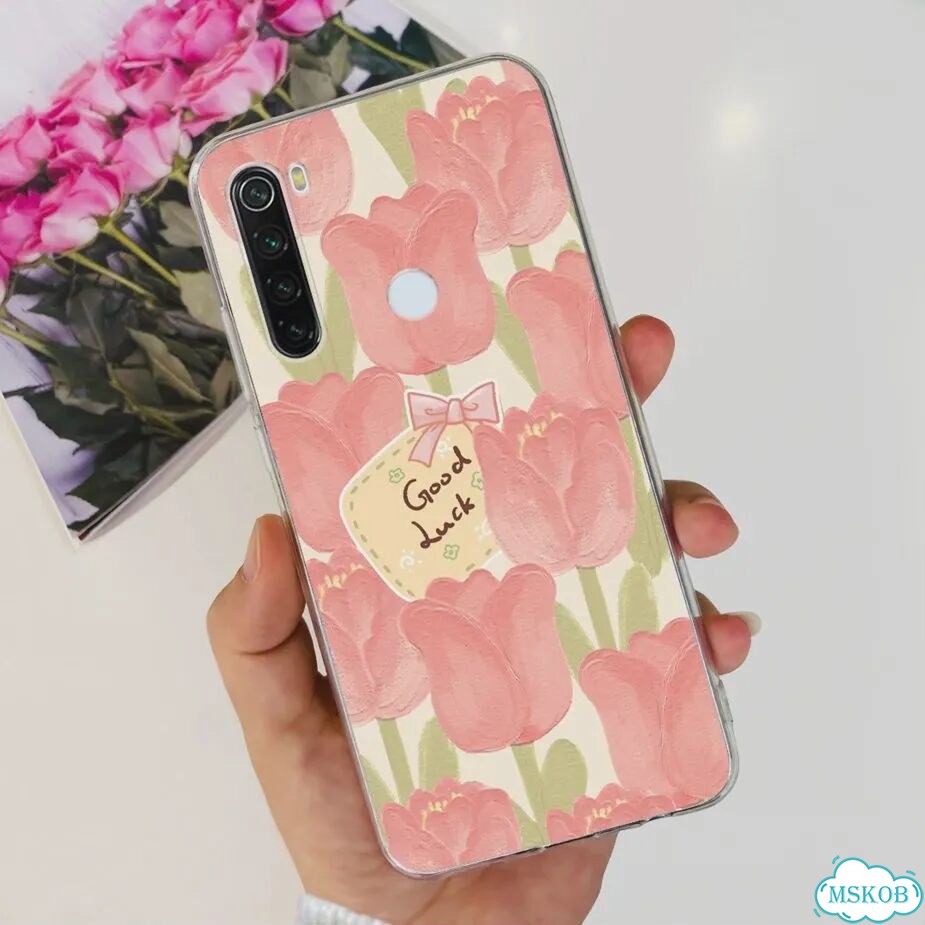 Чехол для Xiaomi Redmi Note 8, Note 8T, чехол с рисунком, прозрачный силиконовый чехол для телефона фото 1