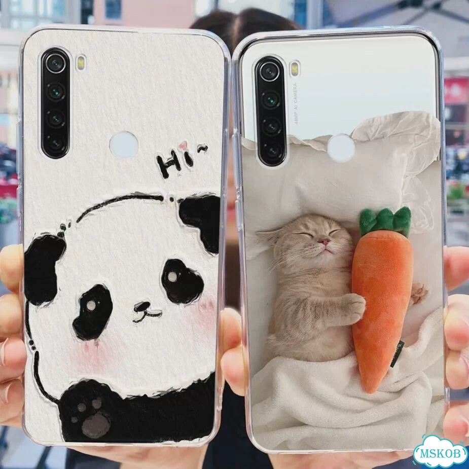 Чехол для Xiaomi Redmi Note 8, Note 8T, чехол с рисунком, прозрачный силиконовый чехол для телефона фото 3