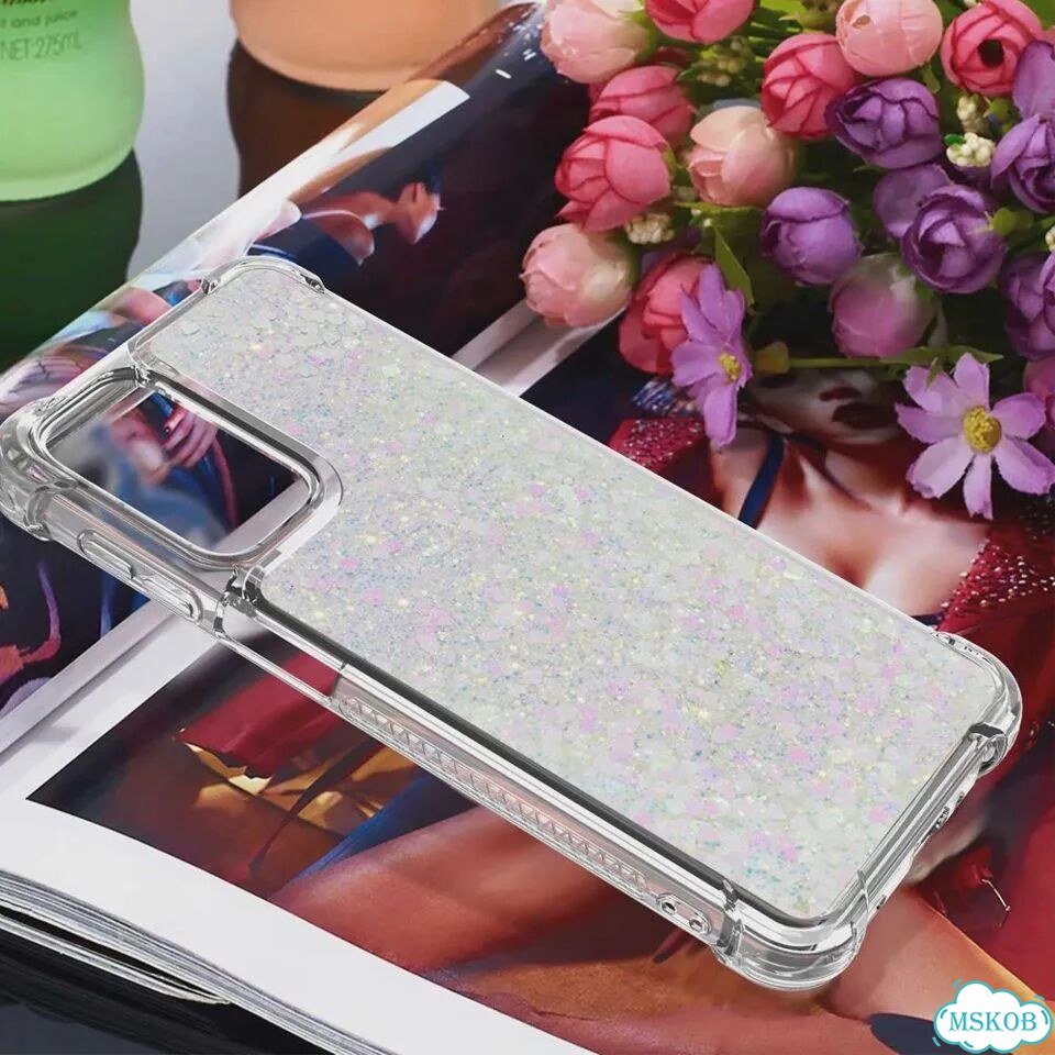 Чехол с блестками и зыбучим песком для Tecno Camon 19, чехлы для Зеленый, зеленый, Tecno Pova 4 фото 4