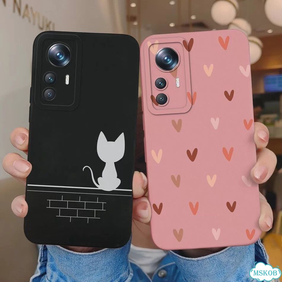 Чехол для телефона Xiaomi 12X 12T Pro, жидкий силиконовый защитный чехол для камеры с любовным сердц фото 2