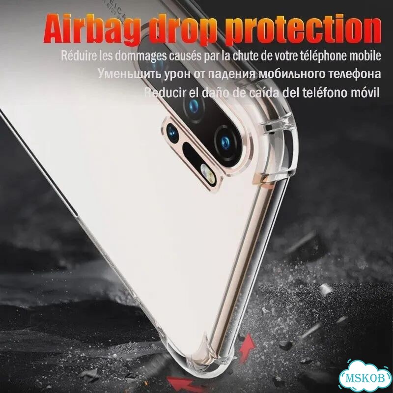 Противоударный прозрачный чехол для Huawei P30 P40 P20 P50 Pro Lite Honor 50 60 Pro For Huawei P30 фото 4