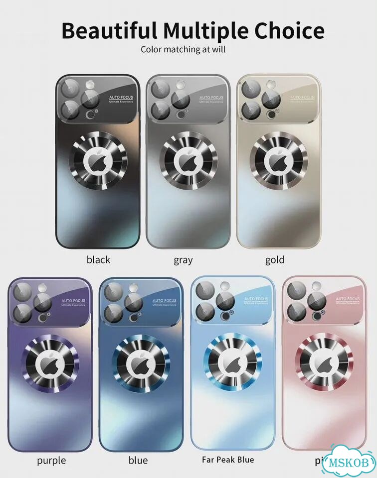 Модный чехол из титанового сплава для iPhone 17Air 16, 15, 14, 13, 11 Синий, For iPhone 17Pro, Синий фото 2