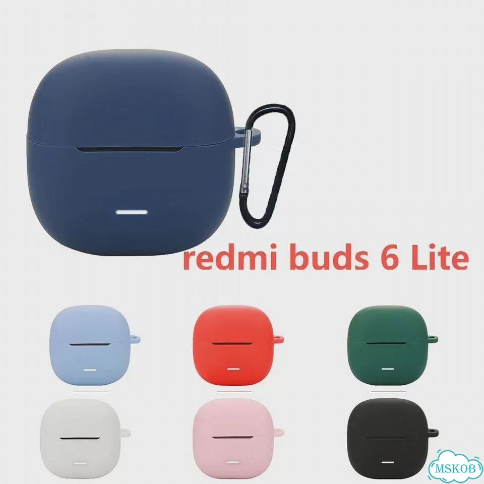 Чехол для Redmi Buds 6 Lite силиконовый Черный, черный фото 2