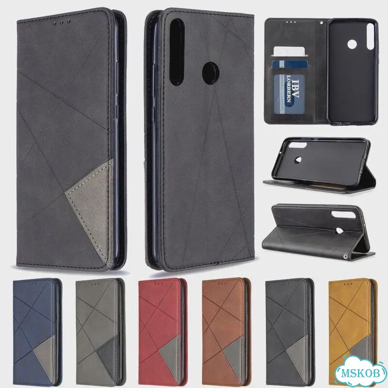 Чехол-книжка для Huawei P40 Lite E, кожаный, с магнитной застежкой Коричневый, Brown, Huawei P40 Pro фото 2