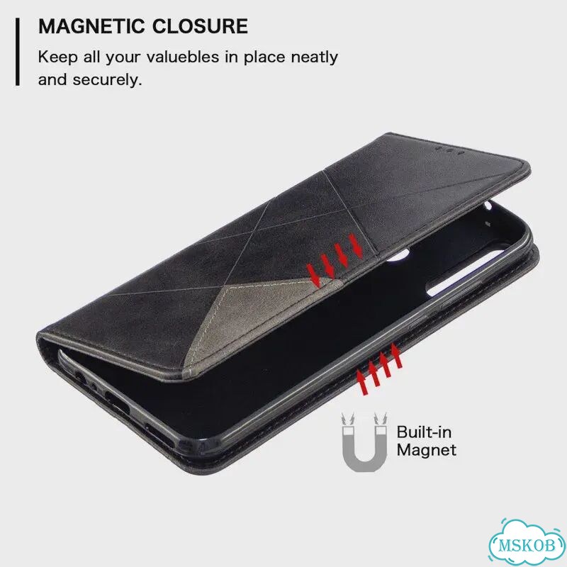 Чехол-книжка для Huawei P40 Lite E, кожаный, с магнитной застежкой Коричневый, Brown, Huawei P40 Pro фото 6
