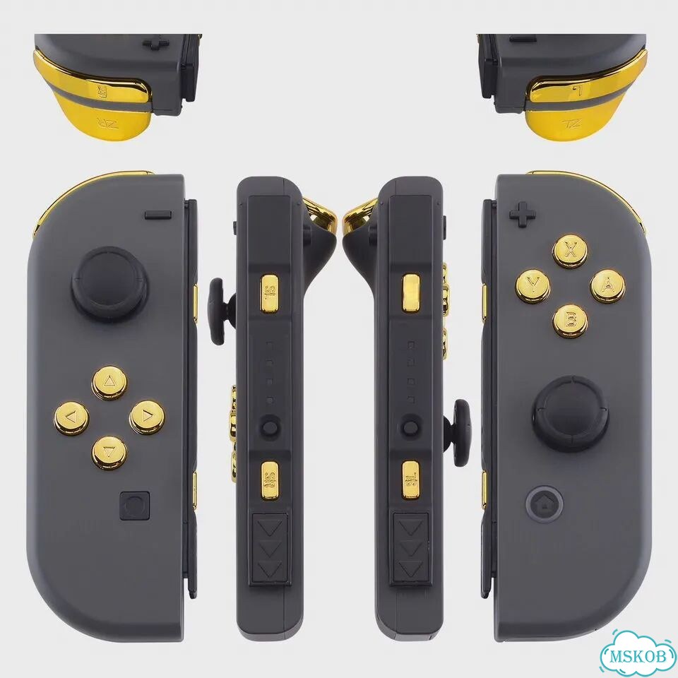 Кнопки для Nintendo Switch JoyCon Chrome Sliver фото 3
