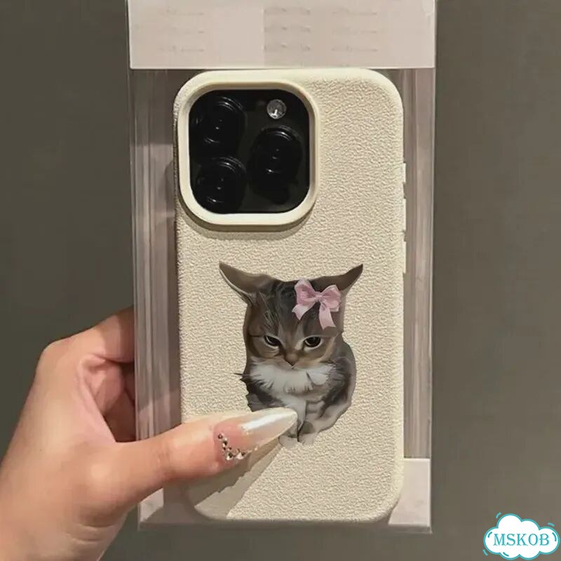 Чехол для мобильного телефона с милым котом, собакой и животным узором для iPhone 17, 16, 15, 14 Plu фото 4