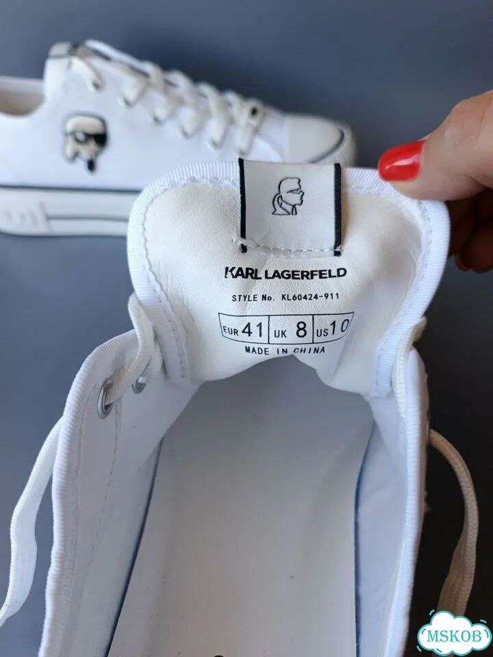 Кеды Karl Lagerfeld. Оригинал. Новые фото 8