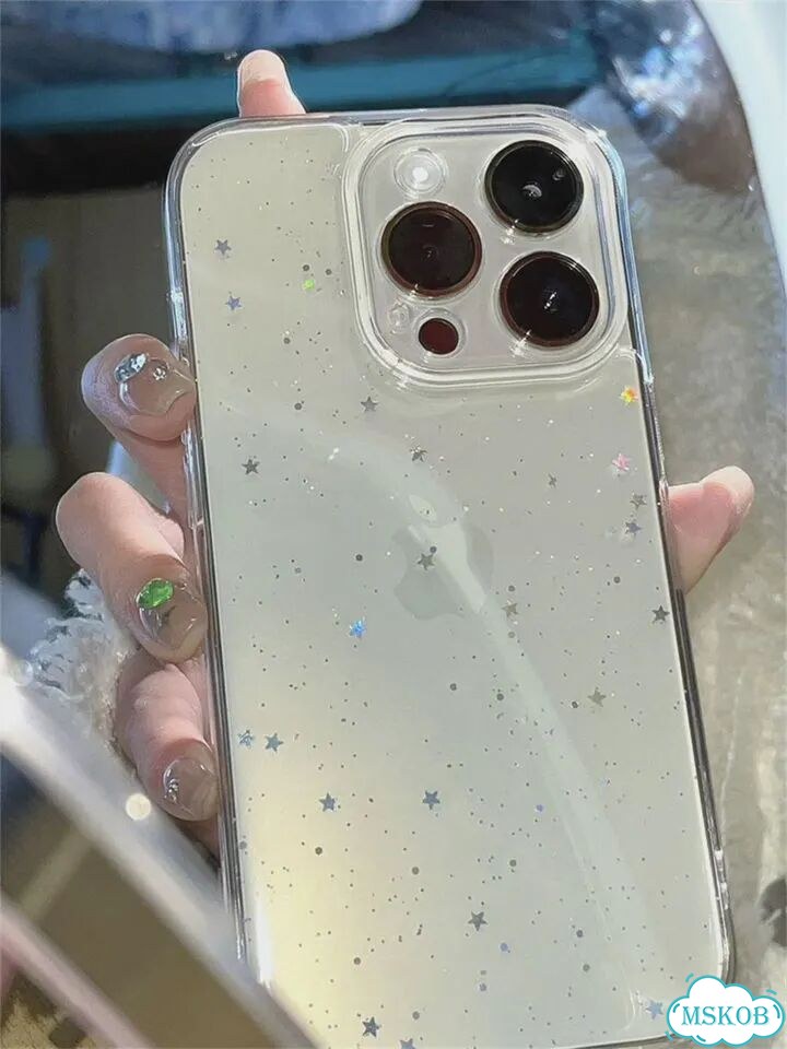 Чехол для iPhone XR, Star, блестки, прозрачный, тпу фото 7