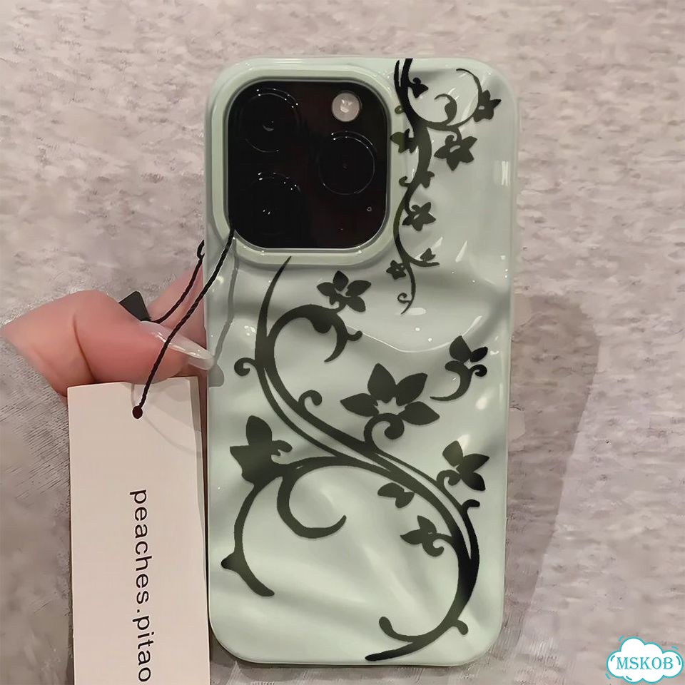 Чехол для телефона с рисунком цветов для iPhone 17 Air 16 15 14 11 12 13 Pro Max, розовый силиконовы фото 5