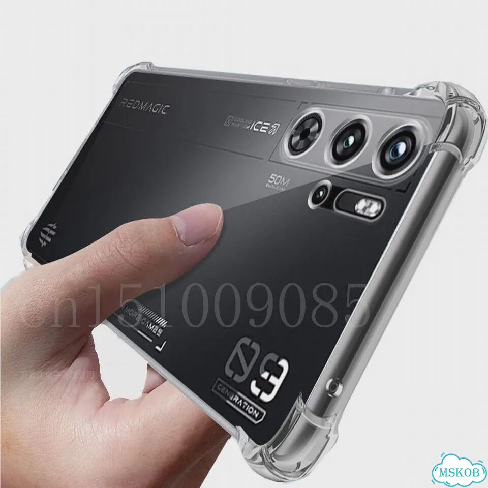 Чехол Red Magic 9 Pro Plus, TPU, прозрачный фото 1