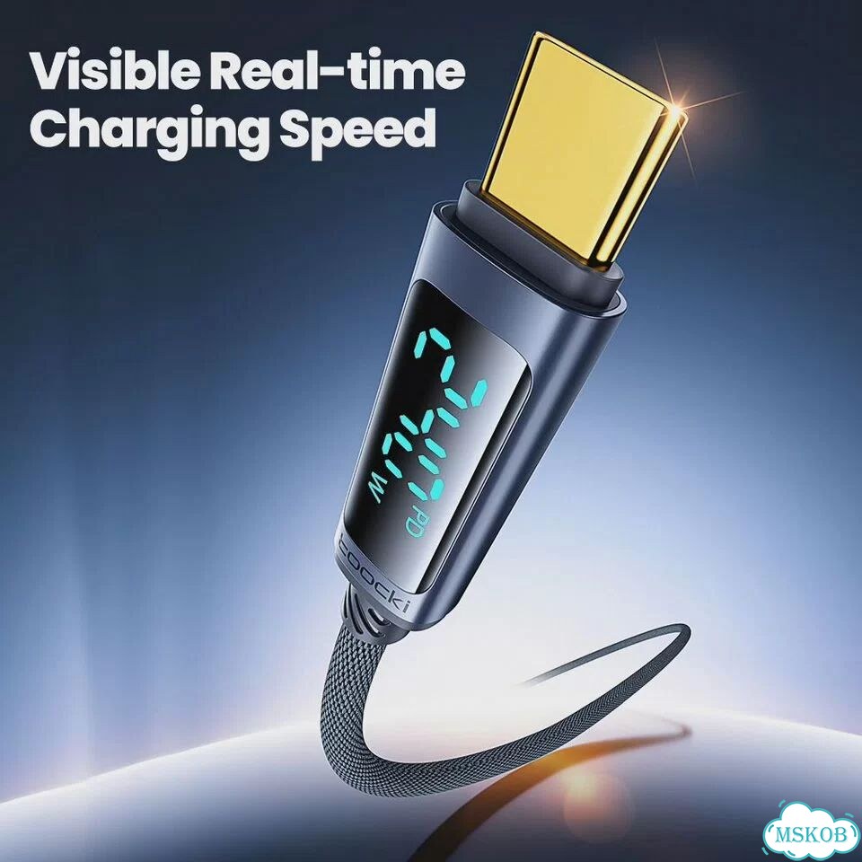 Toocki USB C - USB C кабель 240W, 2m, белый фото 5