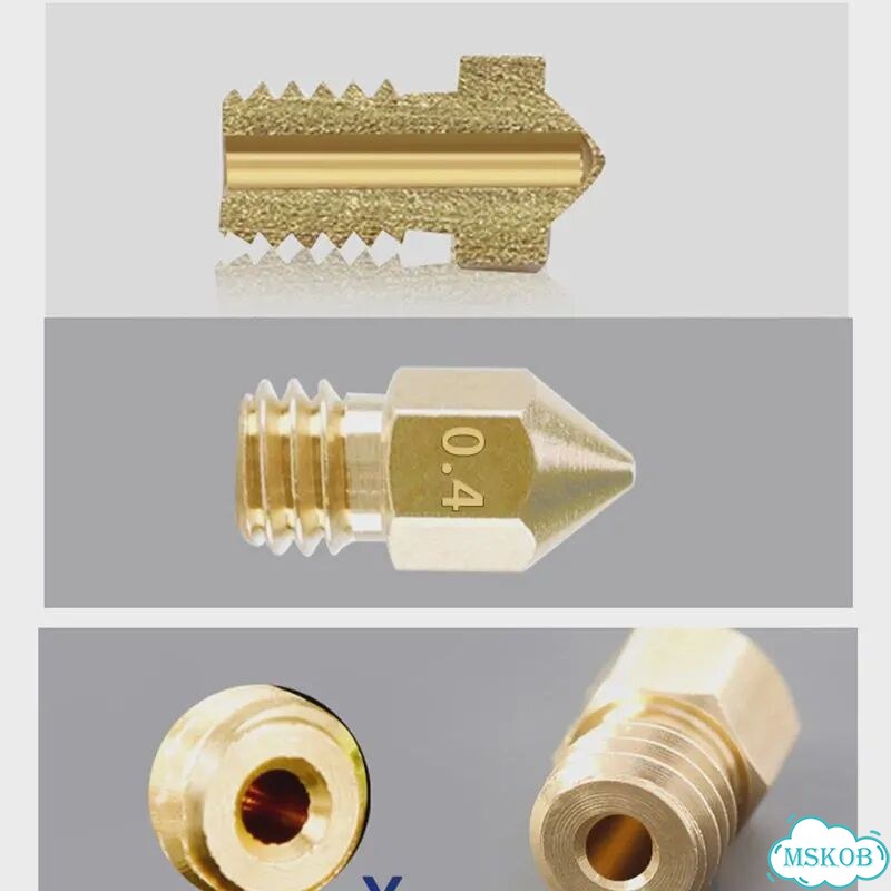 Сопло латунное Printfly MK8 0.35mm для 3D-принтера 1.75mm фото 3