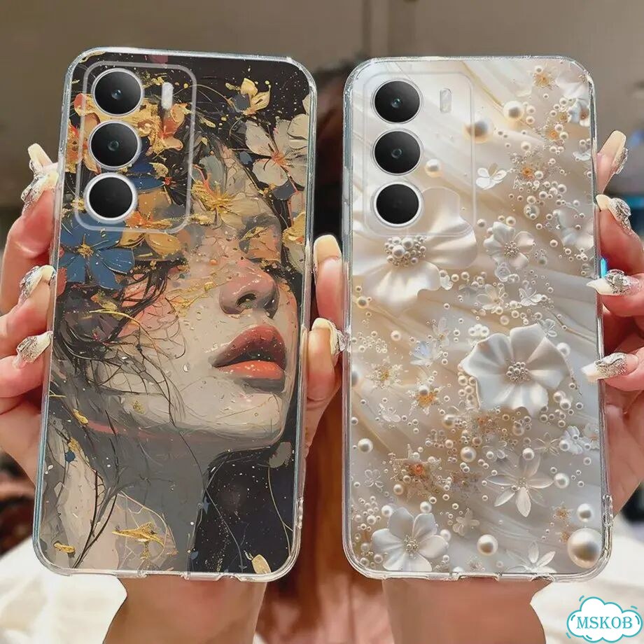 Для Realme C71 4G RMX5303 Чехол Дракон Мрамор Цветок Бабочка Koifish Чехол для телефона TPU-725 фото 7