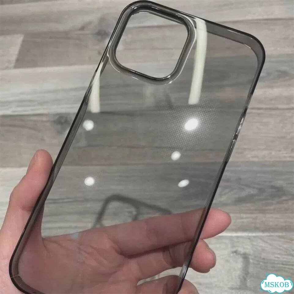 Черный прозрачный чехол для iPhone 14 Pro фото 1