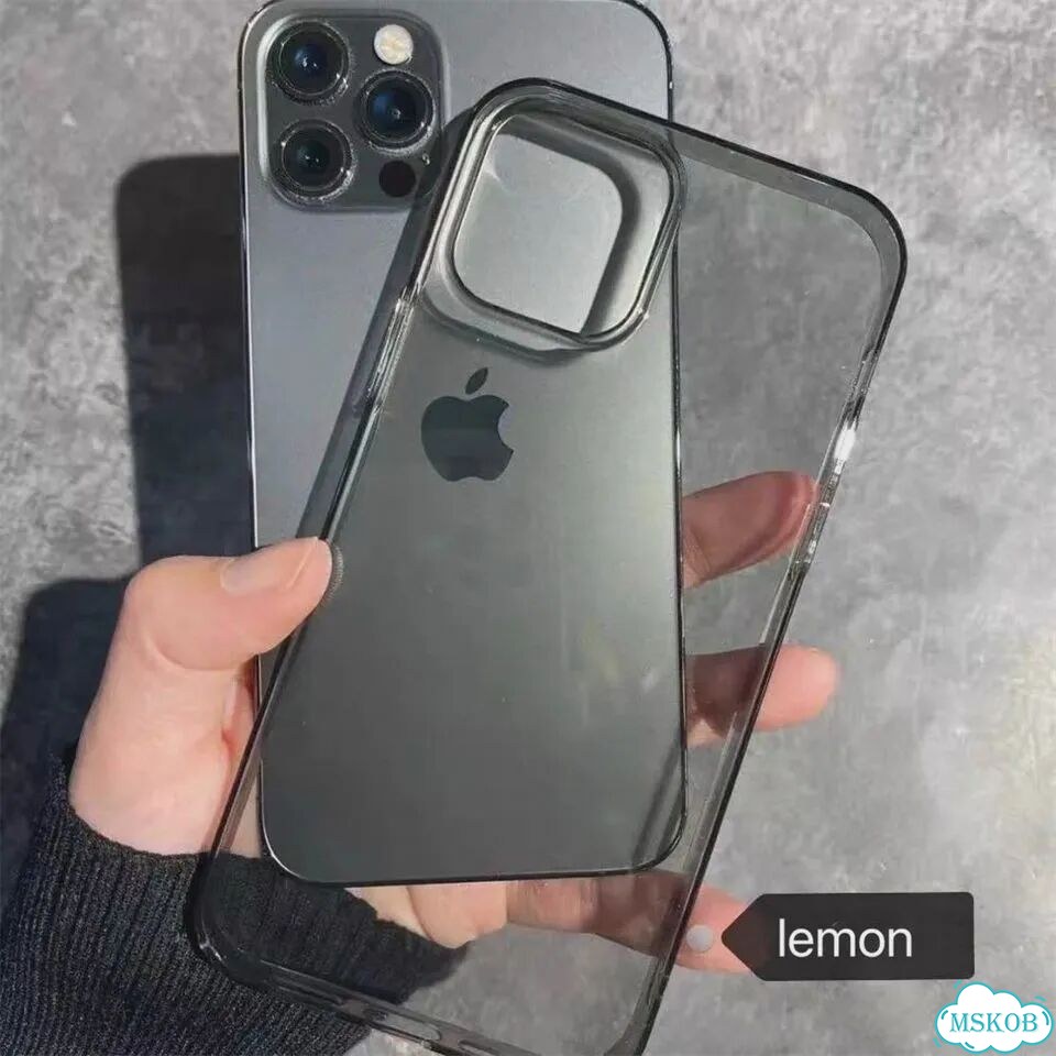 Черный прозрачный чехол для iPhone 14 Pro фото 3