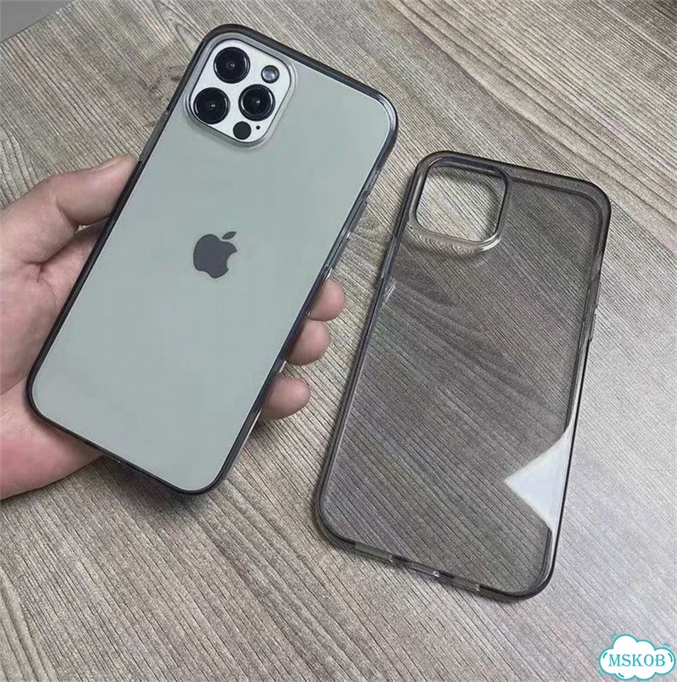 Черный прозрачный чехол для iPhone 14 Pro фото 5