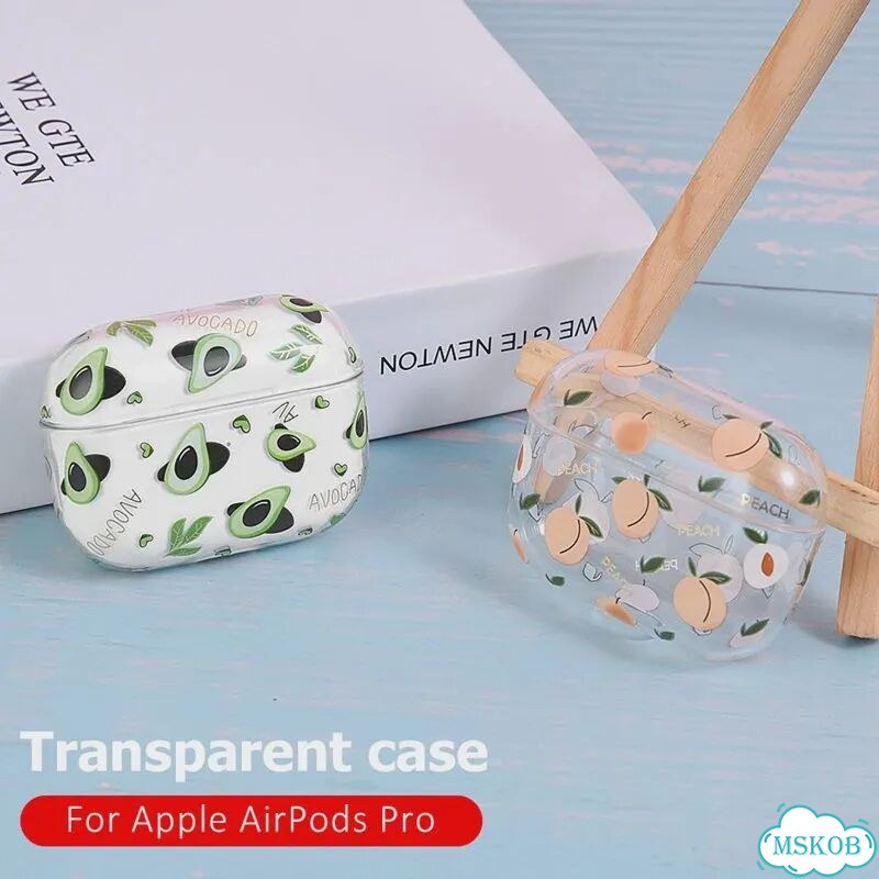 Прозрачный чехол для AirPods vevice с фруктовым узором For Airpods Pro, 01 фото 6