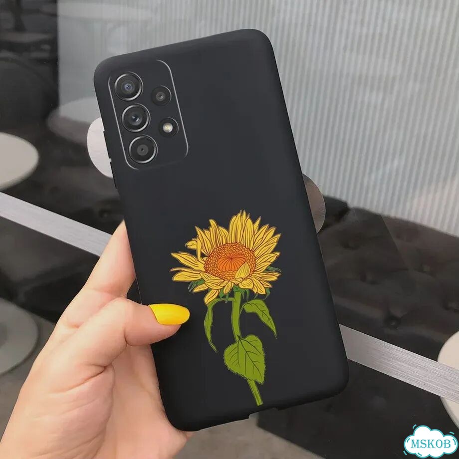 Чехол для Samsung A23 M23, женские модные чехлы с рисунком подсолнухов и маргариток для Samsung Gala фото 4