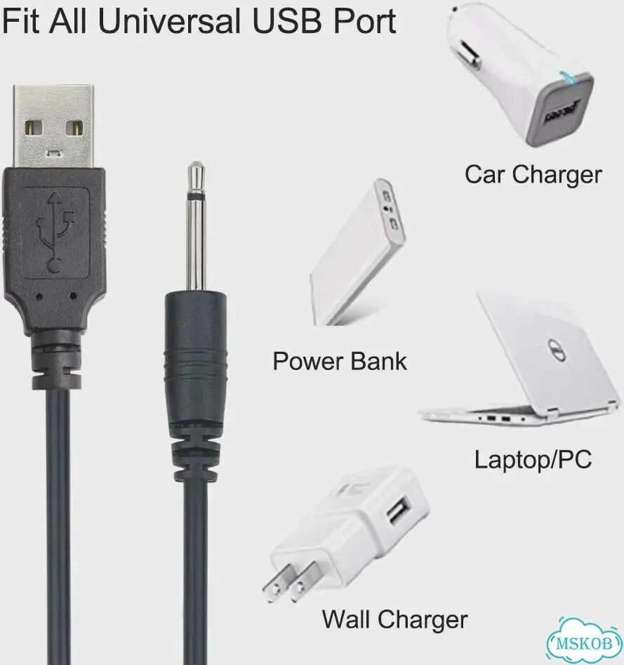 Nuolianxin USB-кабель для вибратора 2.5 мм фото 3