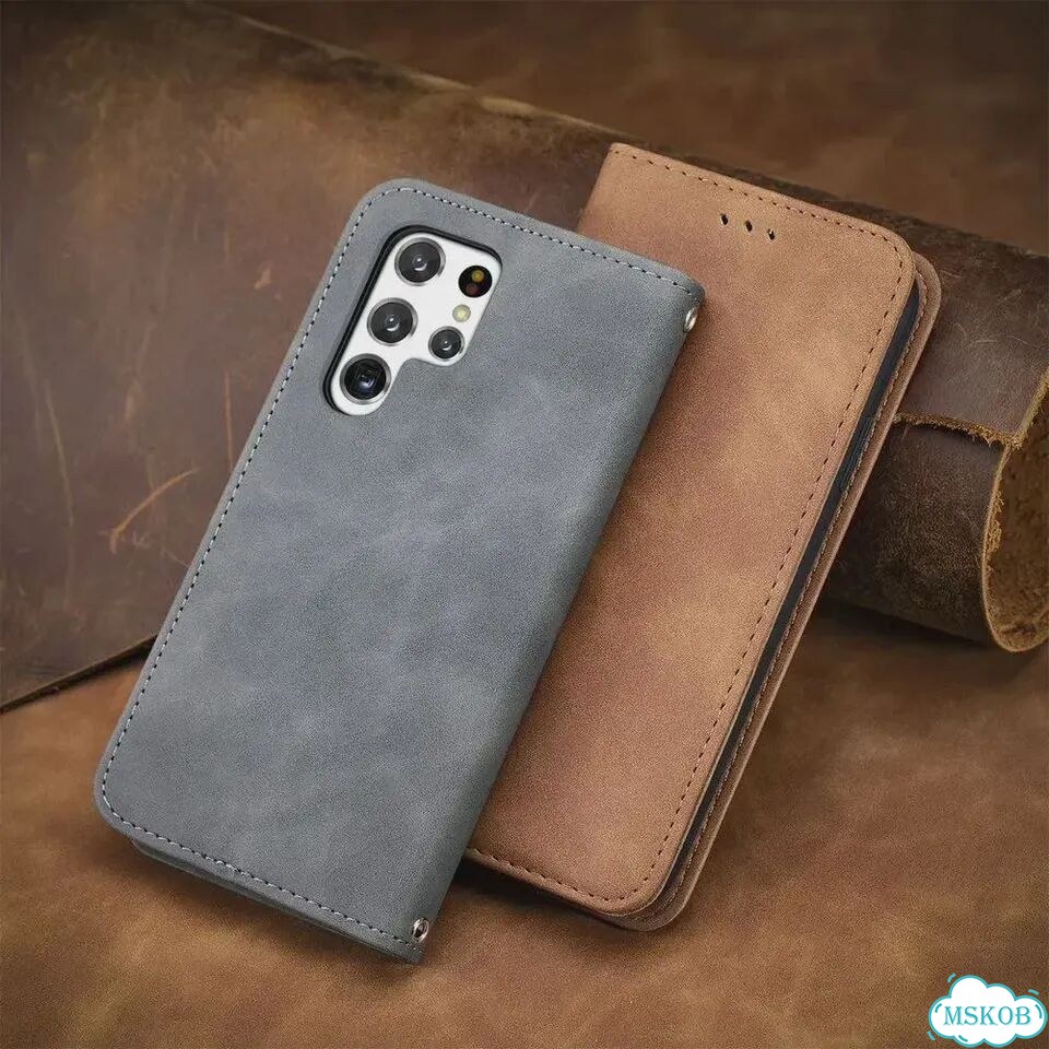 Кожаный чехол-книжка Galaxy S26 Ultra Black фото 3