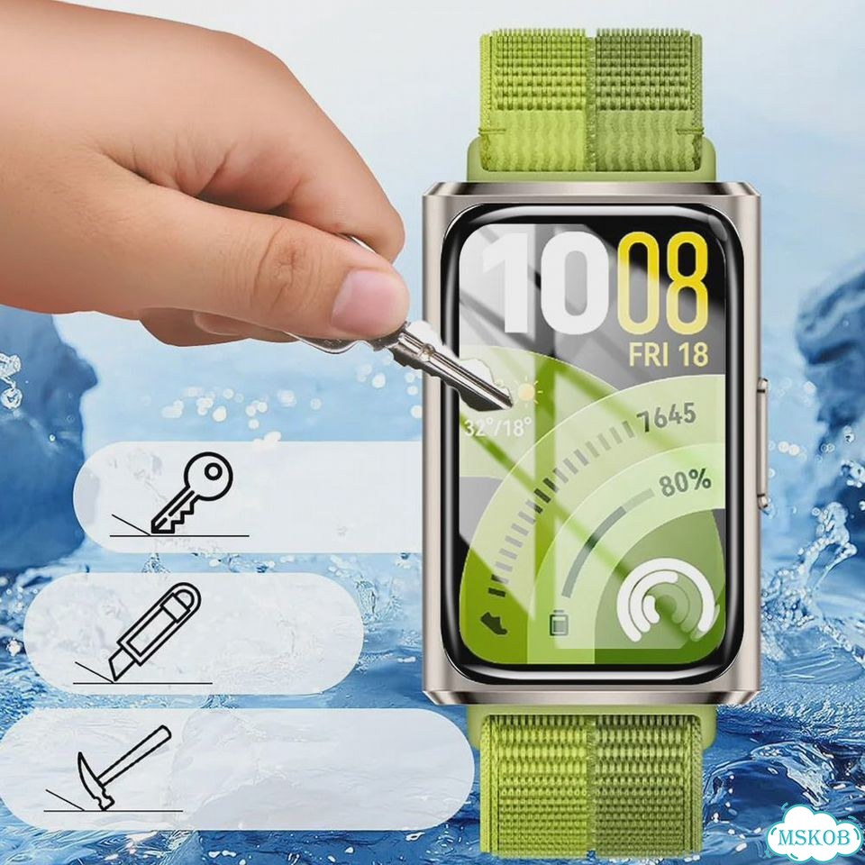 Защитная пленка для Huawei Band 11/11 Pro/10 bappsus прозрачная фото 4