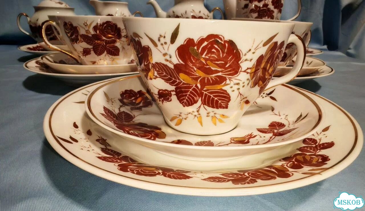 Сервиз чайный СССР Рига фото 1