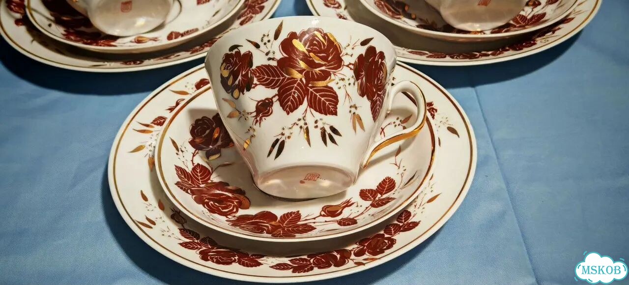 Сервиз чайный СССР Рига фото 6
