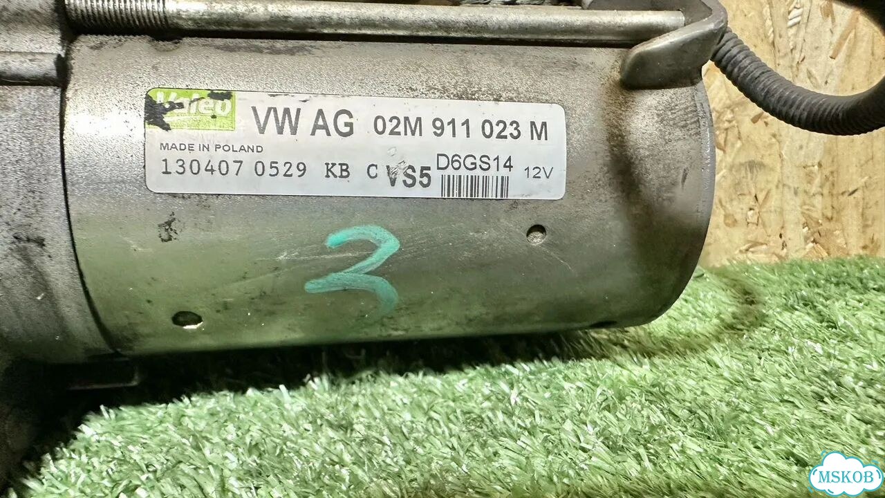 Стартер Volkswagen Passat B6 2.0 BVY фото 4
