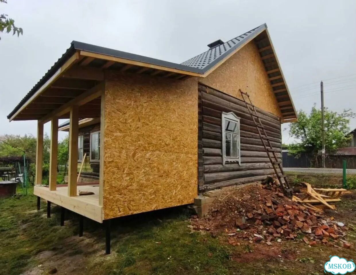 Пристройка Веранда Терраса Беседка Мансарда фото 8