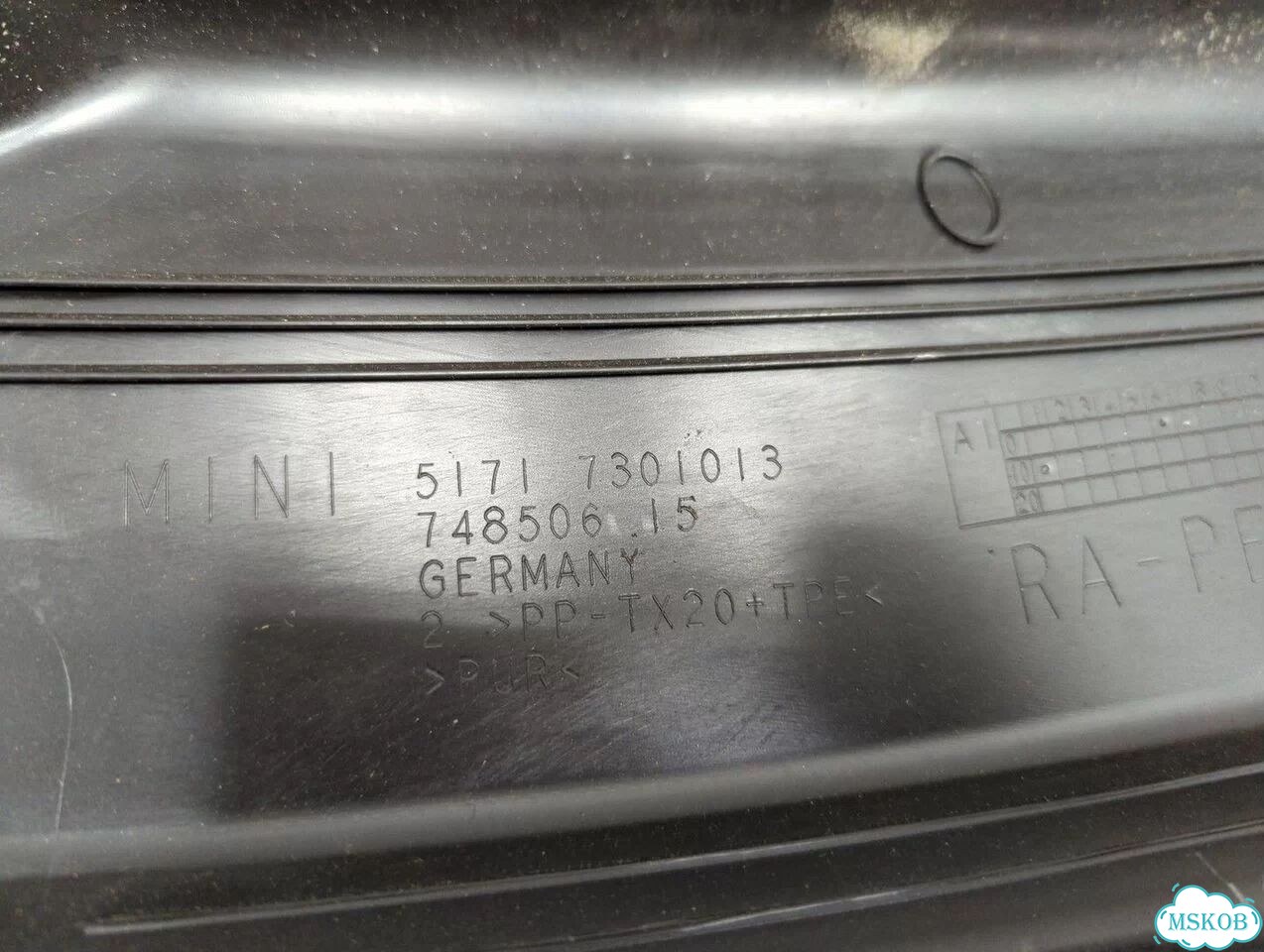 Жабо под дворники Mini Cooper (F56) фото 3