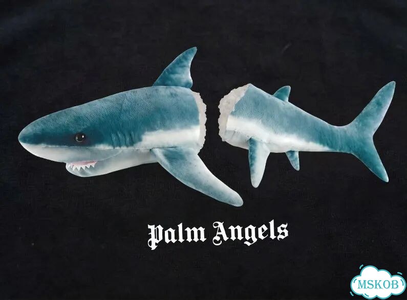 Лонгслив белый Palm Angeles Акула AC0074 фото 3