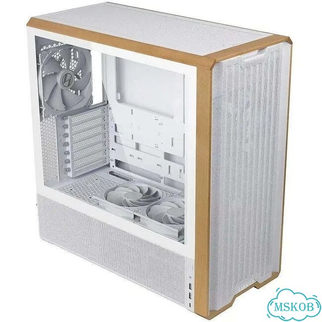Корпус Midi-Tower Lian Li lancool 217 TG, E-ATX, White (G99.LAN217W.R0) фото 1
