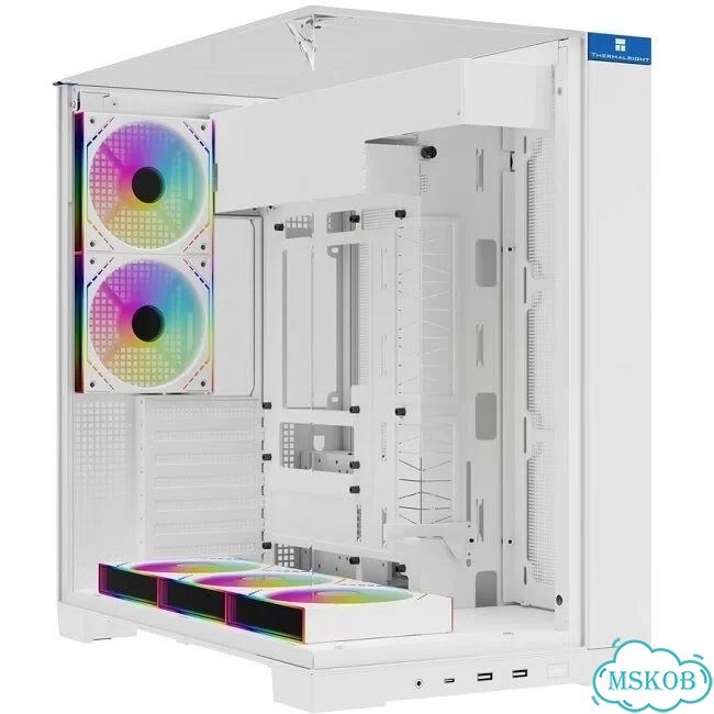 Корпус Midi-Tower Thermalright TR-A70 FAN5-M TG argb, белый (TRA70F5MW) фото 1