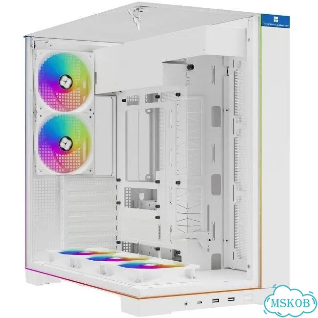 Корпус Midi-Tower Thermalright TR-A70 FAN5-C TG argb Strip, белый (TRA70AF5CW) фото 1
