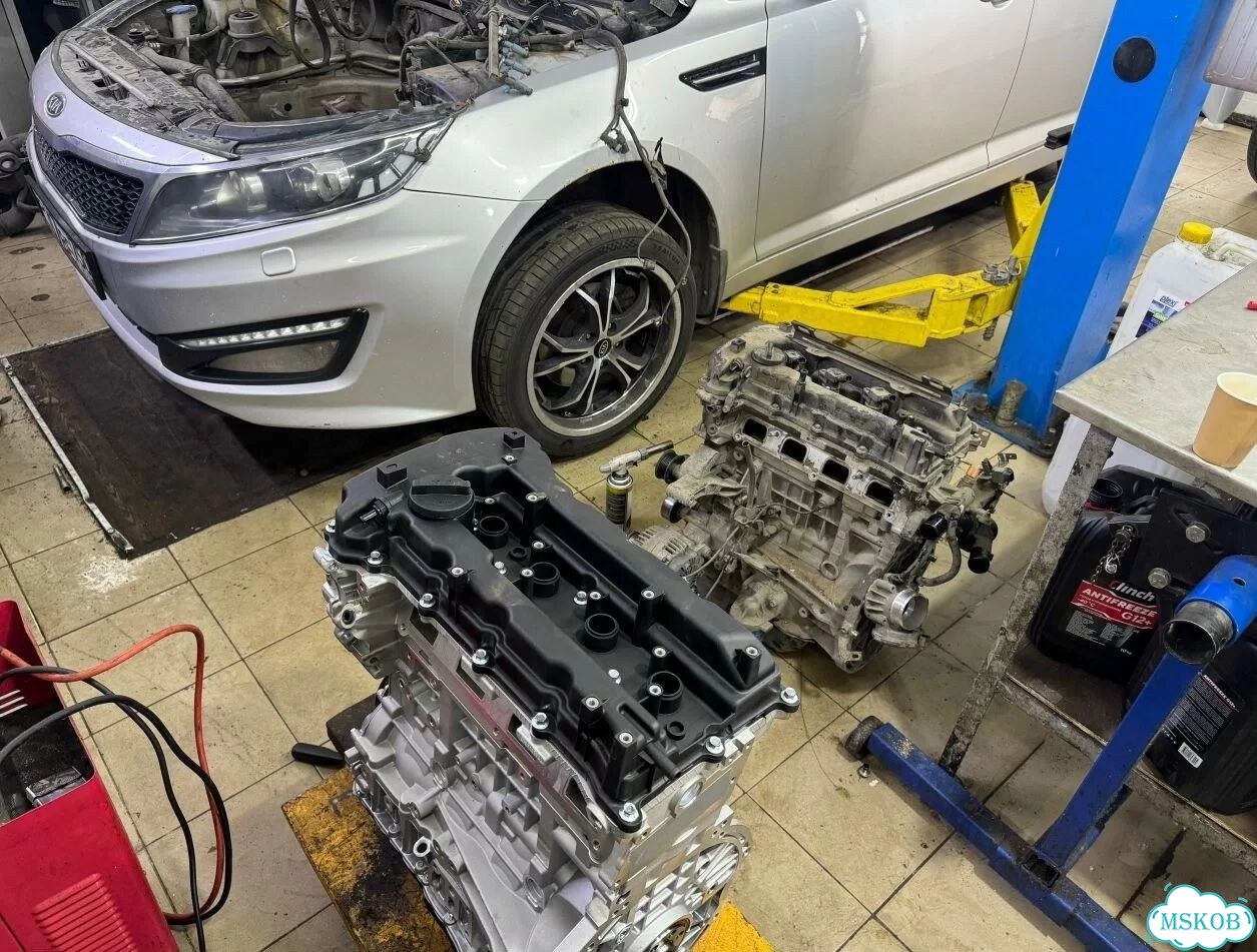 Двс G4KE 2.4 л Hyundai Santa Fe Kia Sorento/Optima фото 9