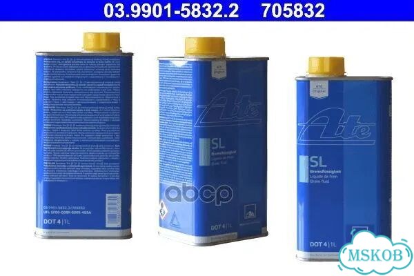 Тормозная жидкость DOT4 1000ml 03990158322 Ate фото 1