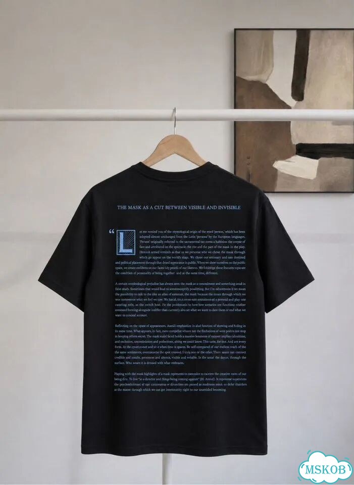 Футболка Gucci manifesto blue mask (XS-2XL) фото 2
