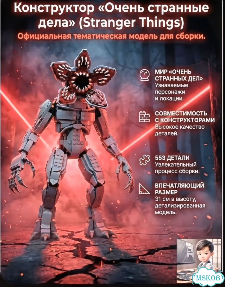 Lego Конструктор Очень странные дела: Демогоргон фото 1